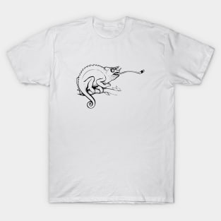 Chameleon catching a fly T-Shirt